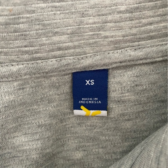 Old Navy Gray Full Zip Funnel Neck Ribbed Performance Jacket NWT Size XS - Picture 7 of 9